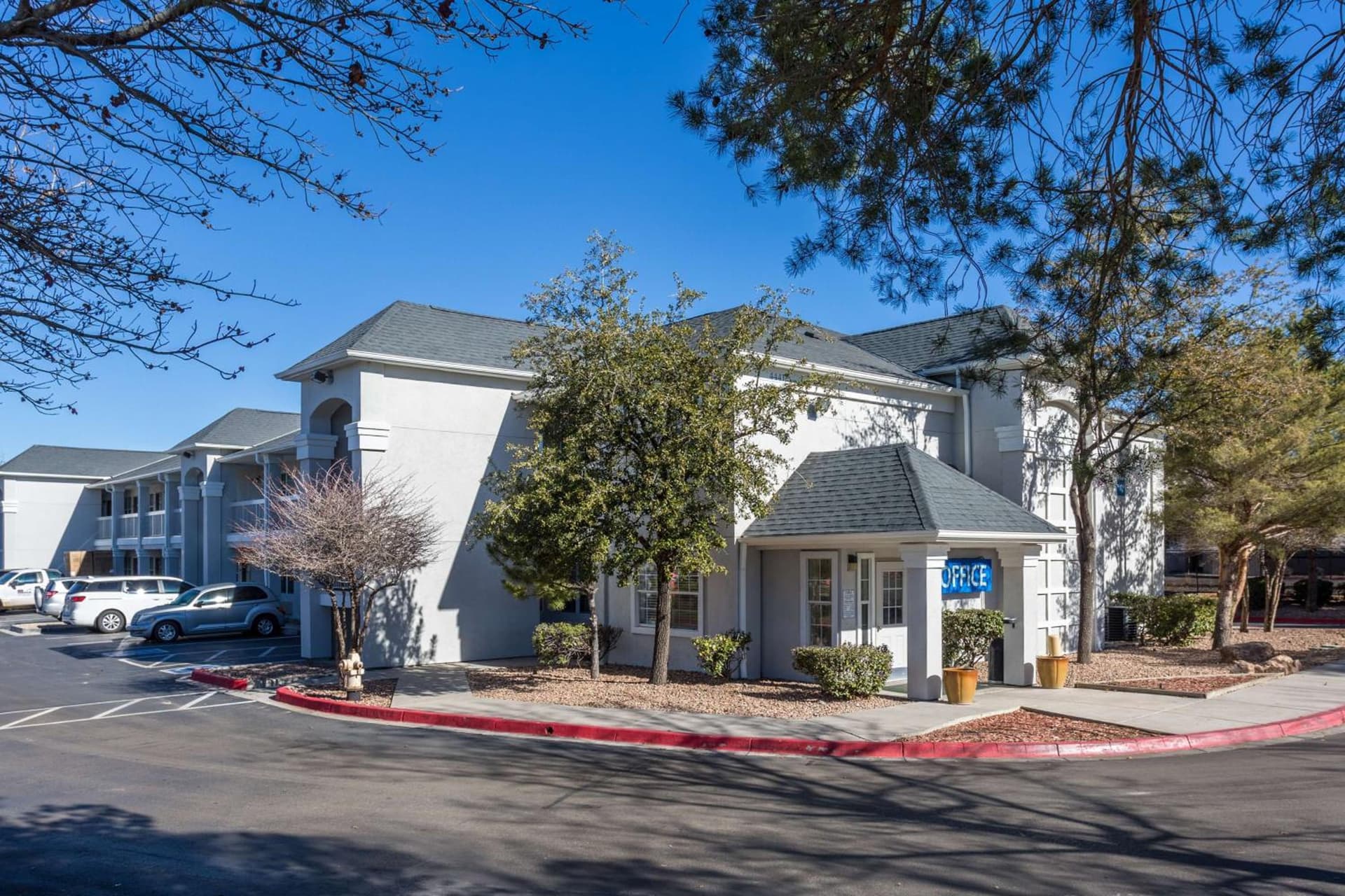 Studio 6-Albuquerque, NM - North featured exterior or lobby in Albuquerque, NM — similar hotel