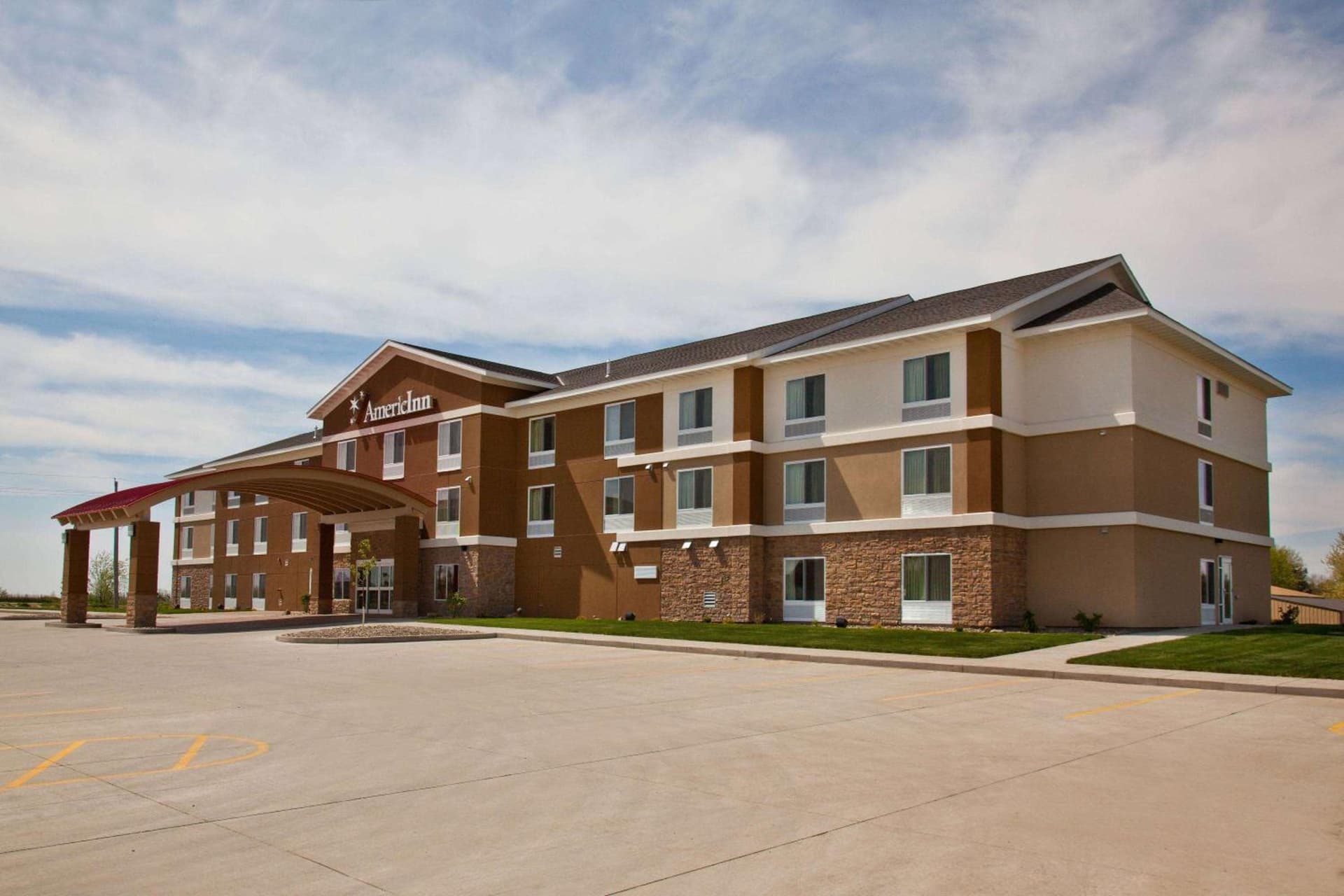 AmericInn by Wyndham Fairfield featured exterior or lobby in Fairfield, IA — similar hotel