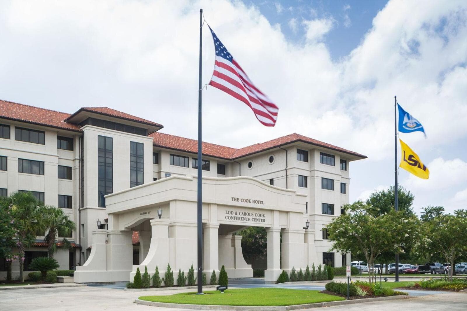 The Cook Hotel and Conference Center at LSU exterior or lobby in Baton Rouge, LA — main listing photo