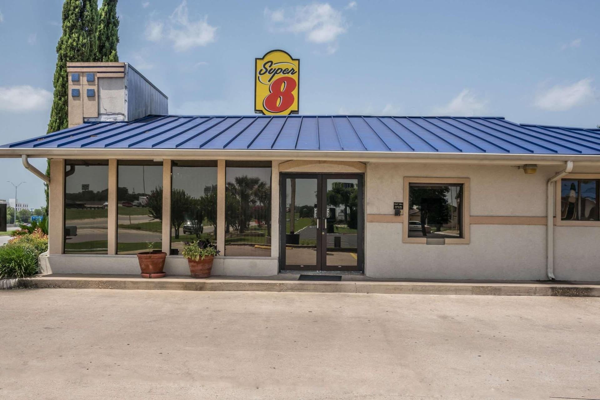 Super 8 by Wyndham San Marcos featured exterior or lobby in San Marcos, TX — similar hotel