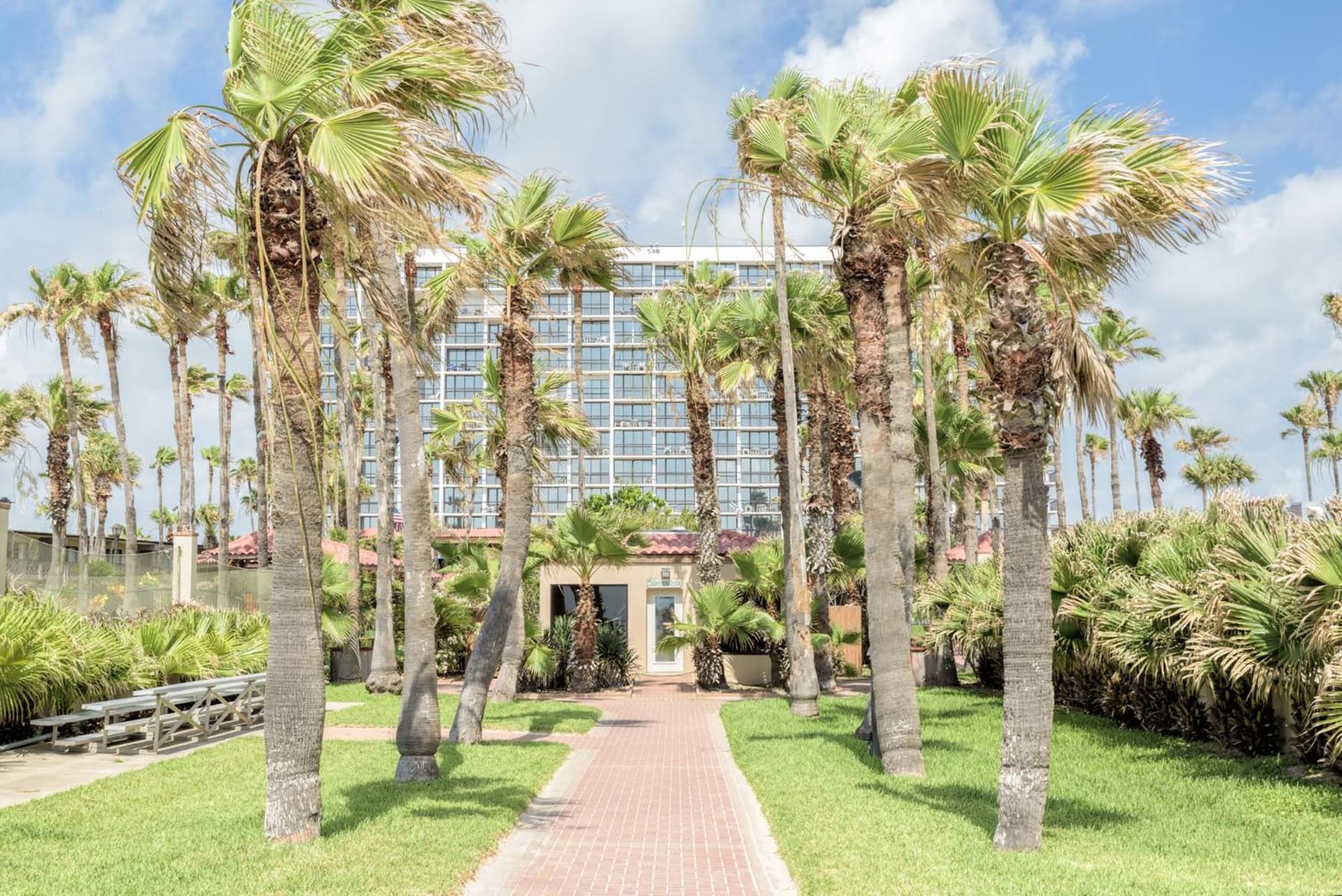 Isla Grand Beach Resort exterior or lobby in South Padre Island, TX — main listing photo