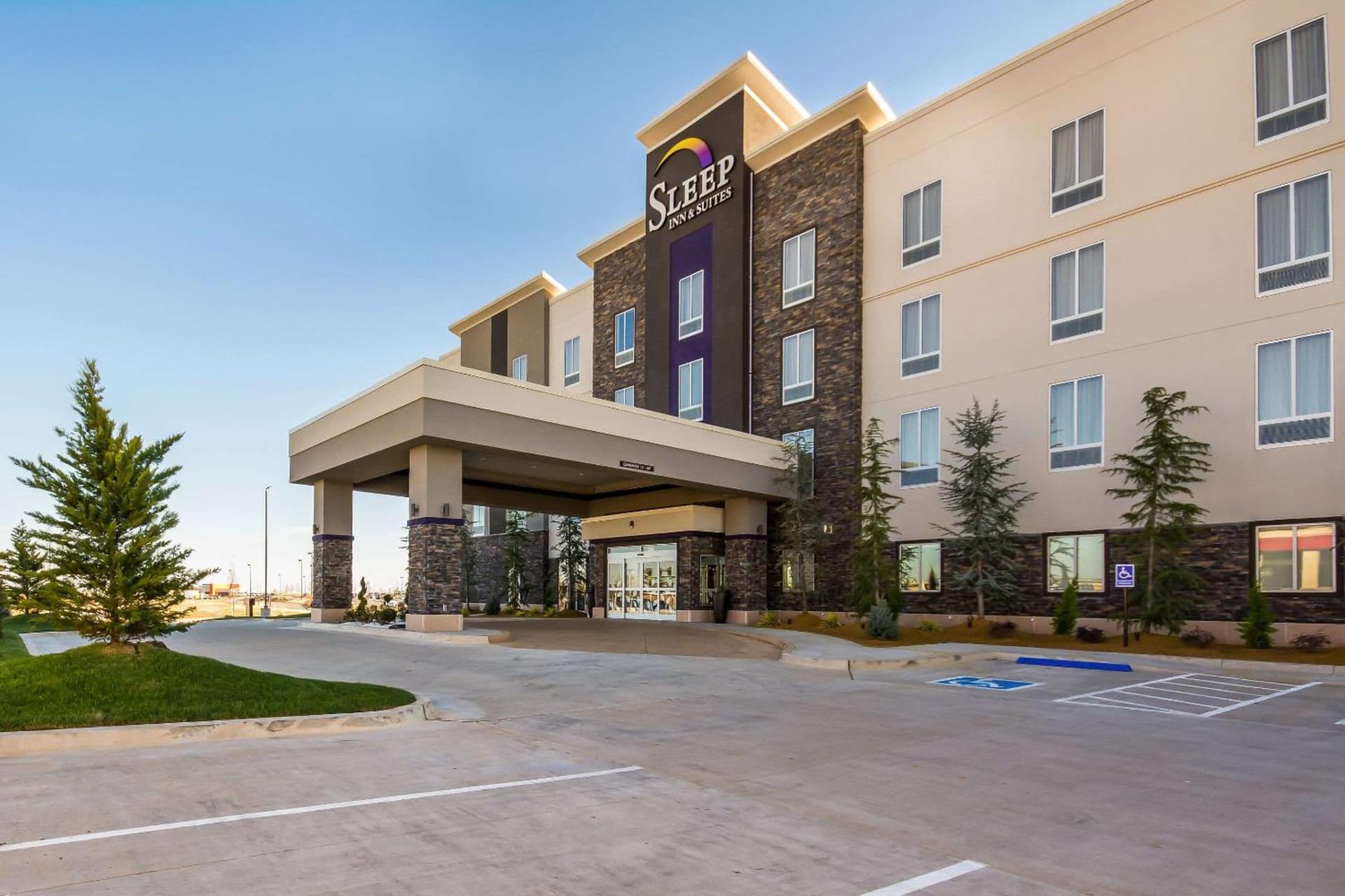 Sleep Inn & Suites Yukon Oklahoma City featured exterior or lobby in Yukon, OK — similar hotel
