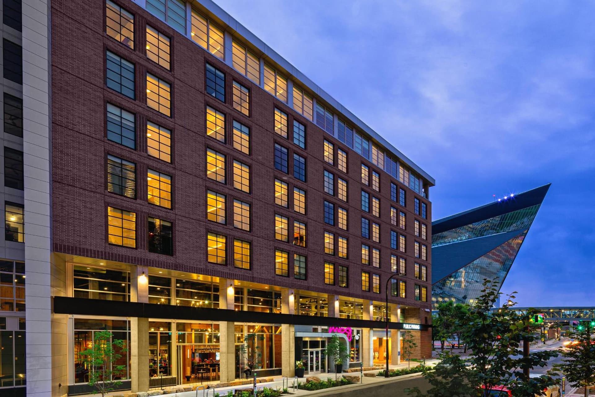 Moxy Minneapolis Downtown exterior or lobby in Minneapolis, MN — main listing photo