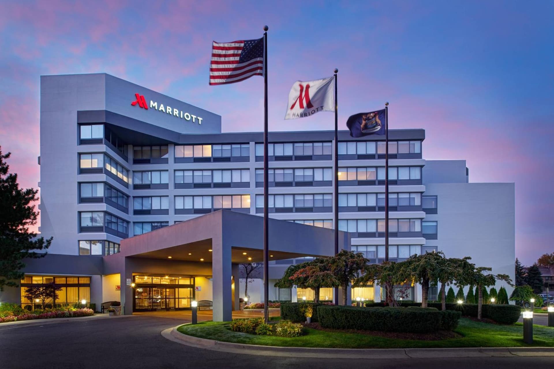 Detroit Marriott Southfield featured exterior or lobby in Southfield, MI — similar hotel