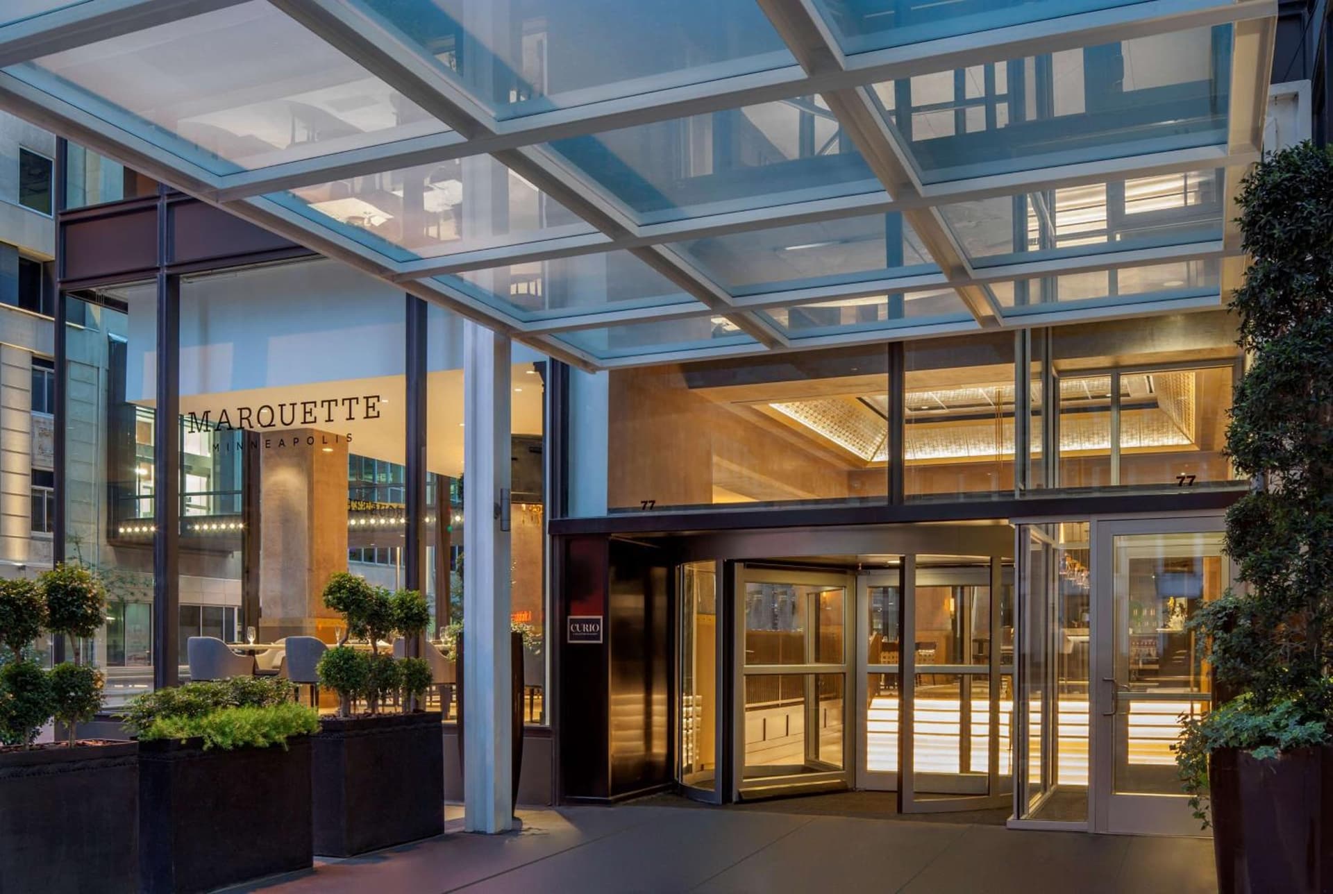 The Marquette Hotel, Curio Collection by Hilton exterior or lobby in Minneapolis, MN — main listing photo