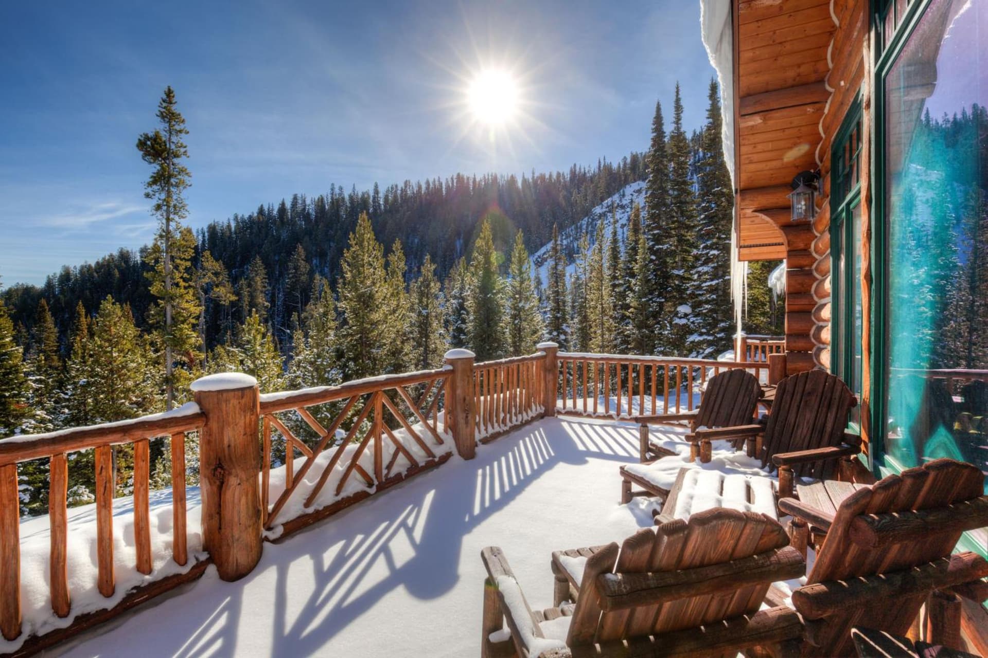 MV Leaf Lodge property views in Big Sky, MT — gallery photo 3