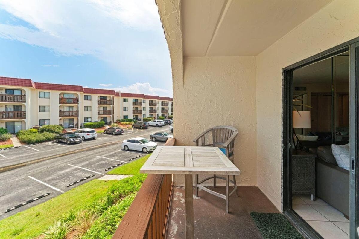 Just Beachy-Resort 2bed/2bath-Steps to Ocean featured exterior or lobby in St. Augustine, FL — similar hotel