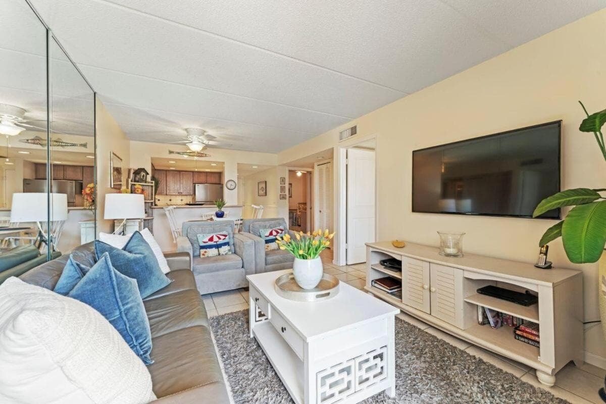 Just Beachy-Resort 2bed/2bath-Steps to Ocean property views in St. Augustine, FL — gallery photo 3