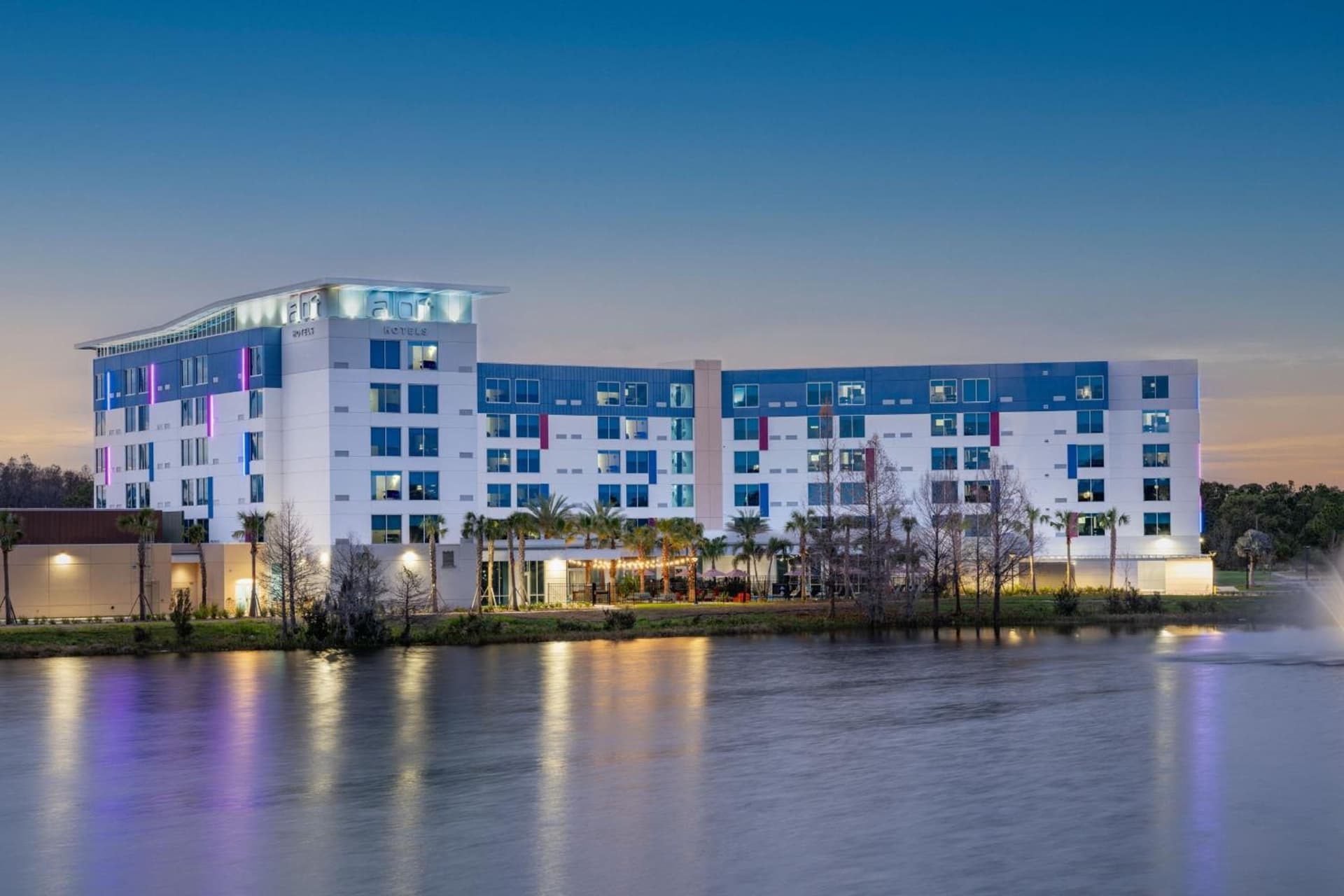 Aloft Orlando Lake Nona exterior or lobby in Orlando, FL — main listing photo