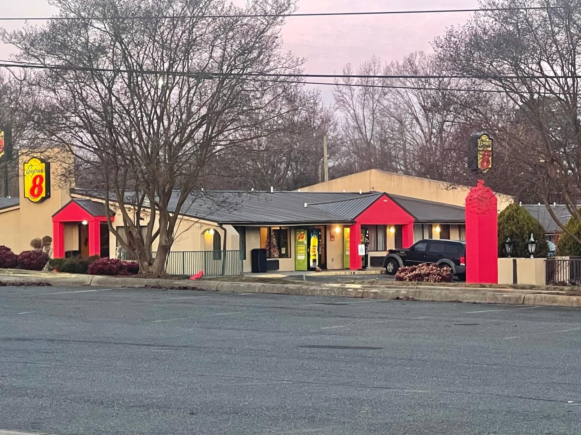 Super 8 by Wyndham Monroe featured exterior or lobby in Monroe, NC — similar hotel