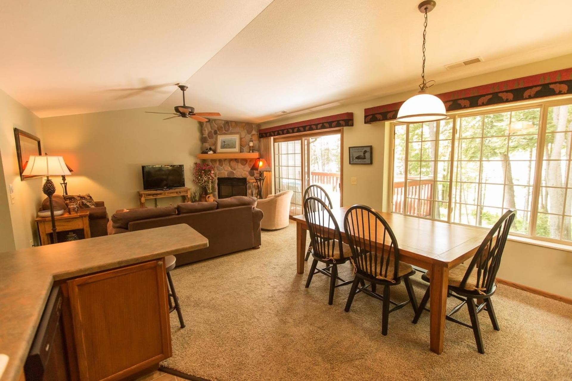 Wild Eagle Lodge property views in Eagle River, WI — gallery photo 3