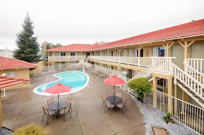GuestPlace Inn & Suites featured exterior or lobby in Redding, CA — similar hotel
