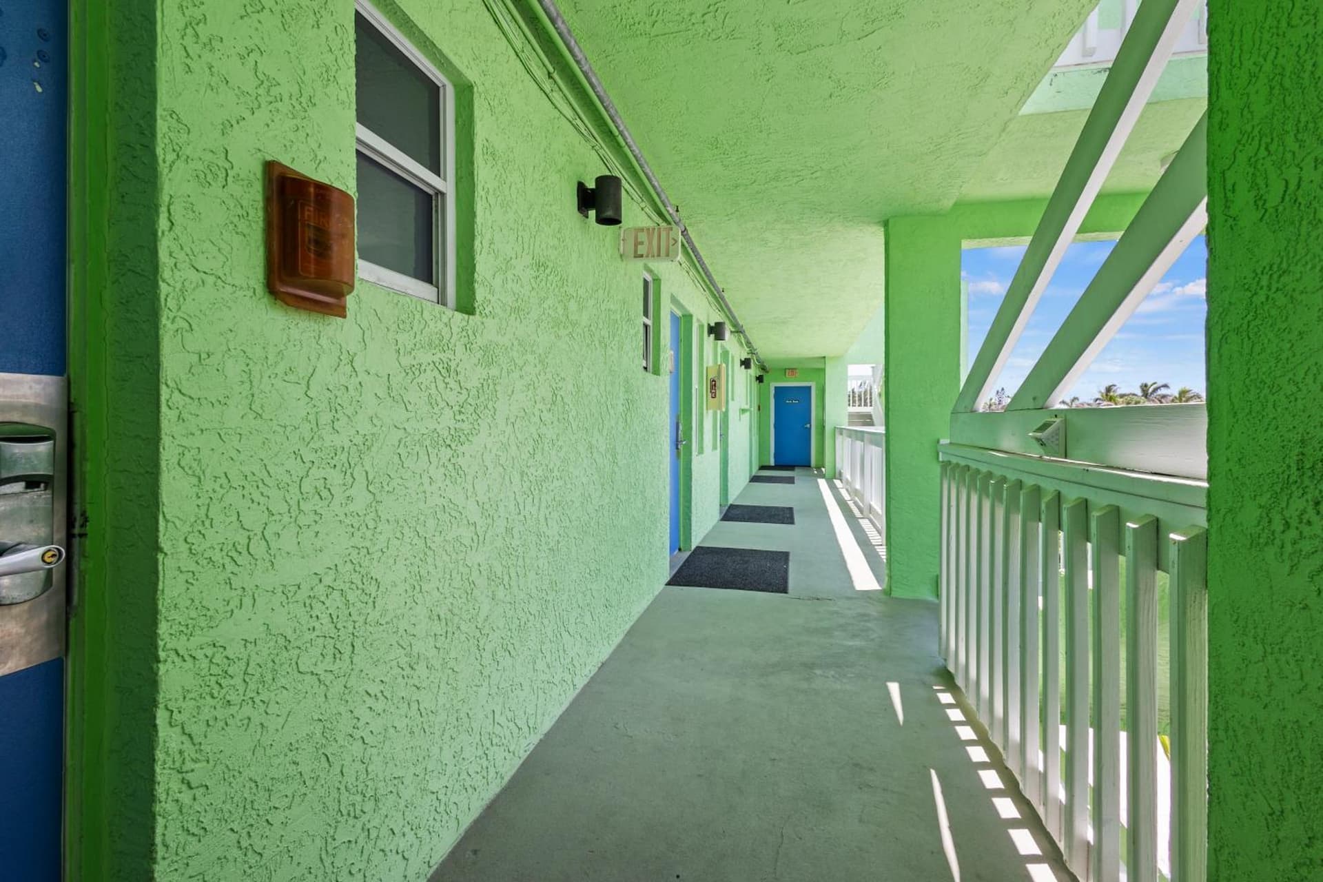 Oceanfront Inn Room #18- Ocean View Balcony property views in Fort Pierce, FL — gallery photo 3