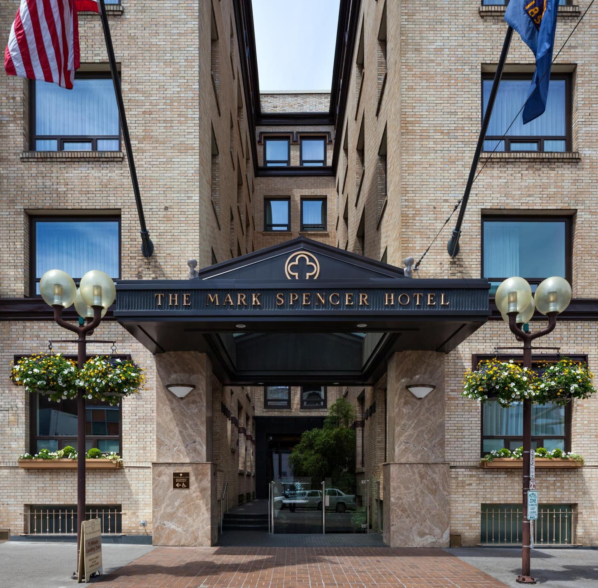 The Mark Spencer Hotel exterior or lobby in Portland, OR — main listing photo