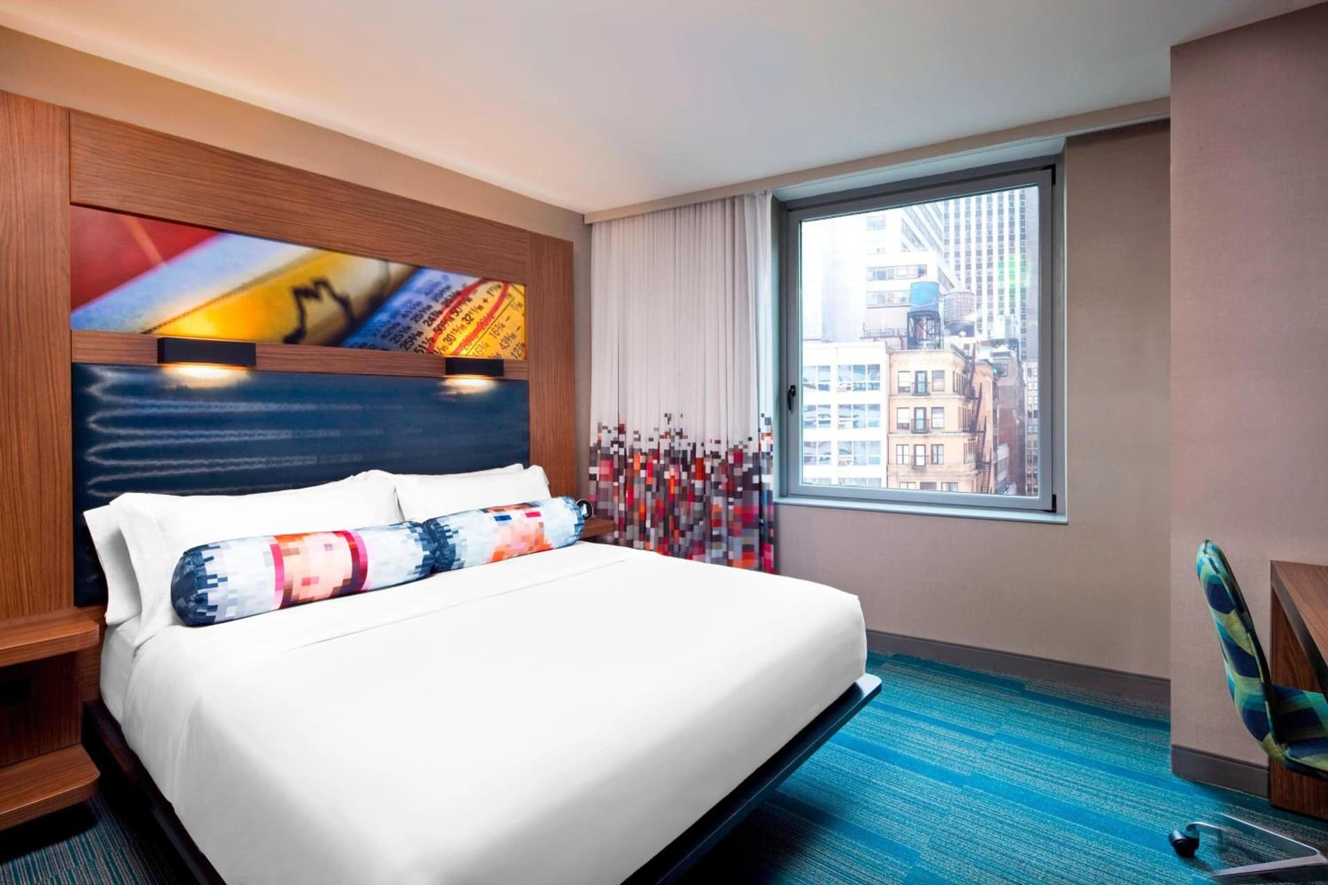 Guest Room, 1 King at Aloft Manhattan Downtown - Financial District in New York, NY