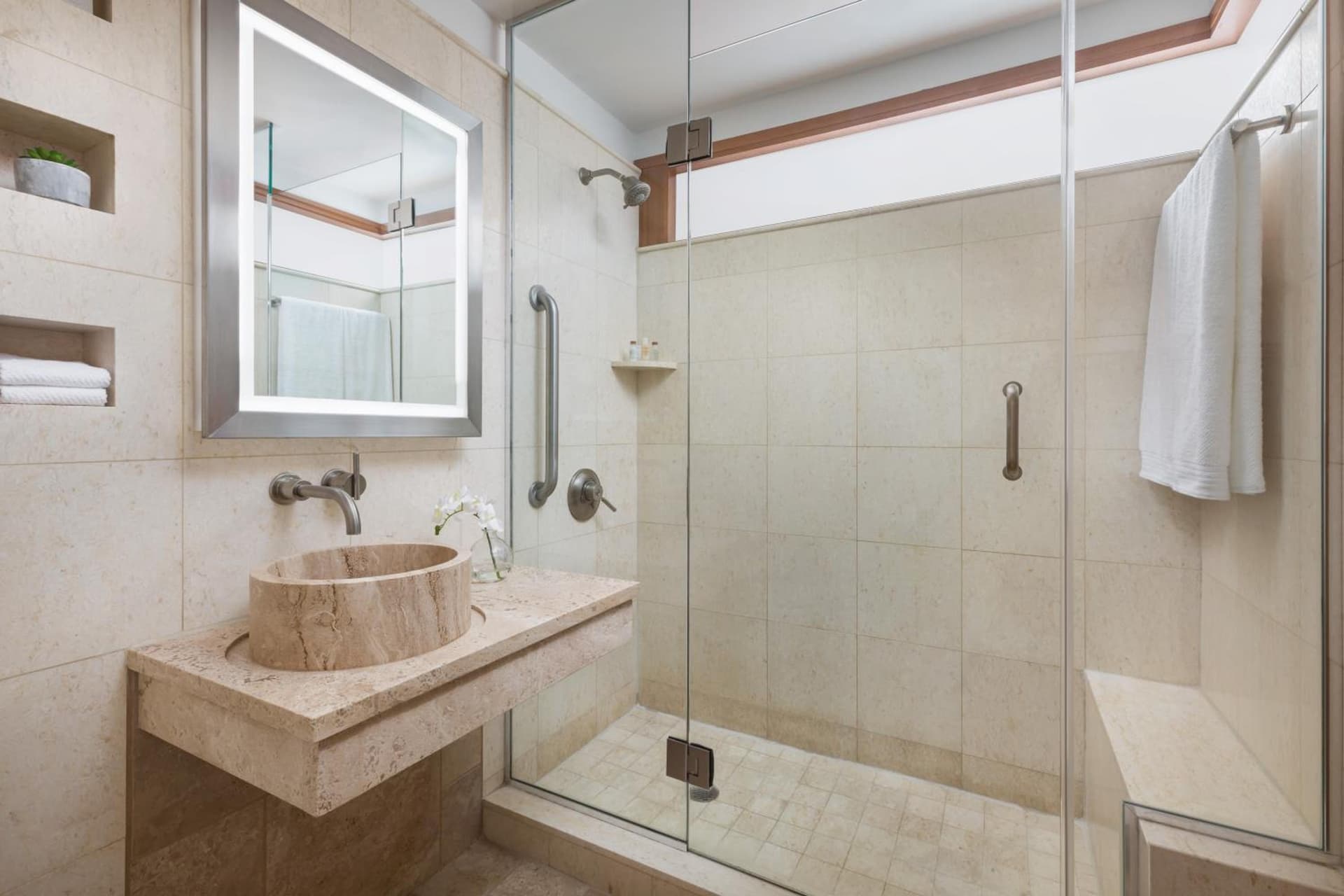 Superior Full Accessible Room Roll-In Shower at Hotel 57 in New York, NY